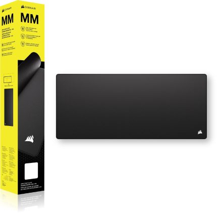 Corsair MM Anti-Fray Cloth Gaming Mouse Pad | Medium Size | Anti-Fray Stitching | Smooth Cloth Surface | Non-Slip Base - New