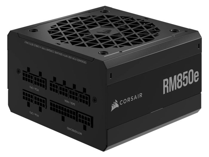 Corsair RM850e | 850W Power Supply | 80 PLUS Gold | Fully Modular | ATX 3.1 & PCIe 5.1 - New - Image 1