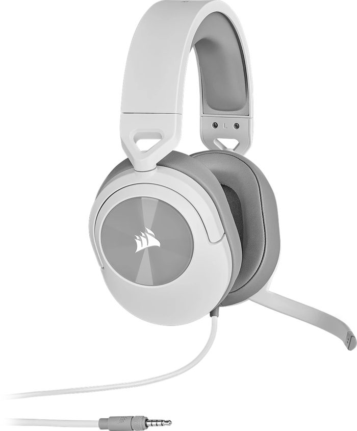 corsair_ca-9011261-ap_hs55_3_ Corsair HS55 Stereo Headset | 50mm Audio Drivers | Omnidirectional Mic | On-Ear Controls - New - Image 1