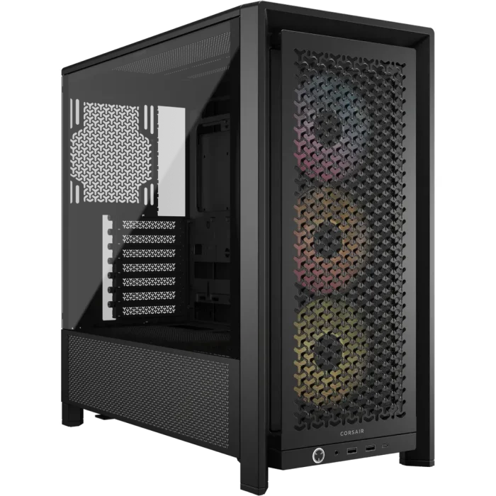 e5175b52ea8def62d179d4c6a82f73b73d625f31 Corsair 4000D RS | ARGB Mid-Tower Case | 3x ARGB PWM Fans | Up to 360mm Radiator - New - Image 1