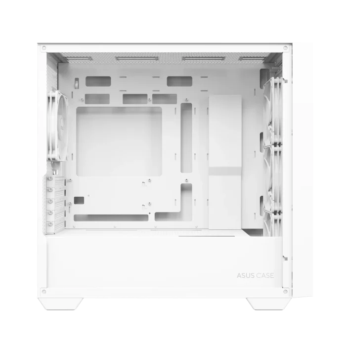 ASUS A21 Plus TG ARGB | Micro-ATX / Mini-ITX | Tempered Glass | 4x ARGB Fans | White - New - Image 12