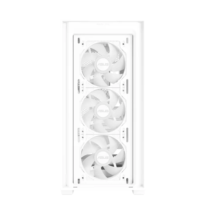 ASUS A21 Plus TG ARGB | Micro-ATX / Mini-ITX | Tempered Glass | 4x ARGB Fans | White - New - Image 13