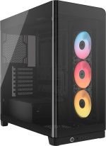 Corsair FRAME 4500X RS-R | ARGB Panoramic Glass | Mid-Tower PC Case | 3x RS120-R ARGB Fans - New