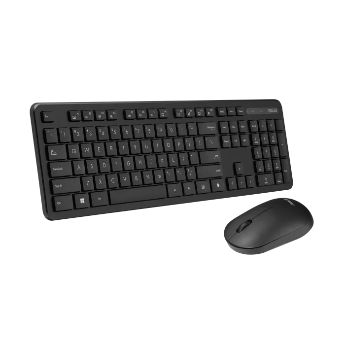 ASUS CW100 | Wireless Keyboard & Mouse Combo | 2.4GHz Wireless | Compact Design | 1000 DPI Mouse - New - Image 1