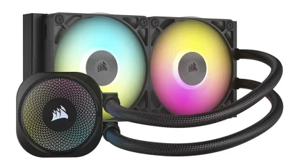 Corsair iCUE LINK TITAN 240 RX RGB | 240mm AIO Liquid Cooler | RX120 RGB Fans | Intel LGA 1851/1700 | AMD AM5/AM4 - New