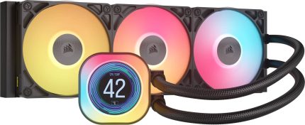 Corsair iCUE LINK TITAN 360 RX LCD | 360mm AIO Liquid Cooler | RX120 RGB Fans | Intel LGA1851/1700 | AMD AM5/AM4 - New
