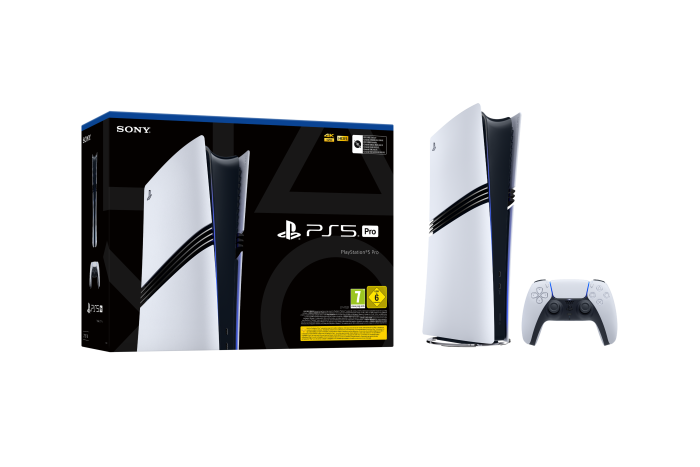 Sony PS5 Pro Digital Console | 2TB SSD | 1x DualSense Wireless Controller | White – New - Image 1