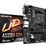 GIGABYTE A520M-S2H | AMD Socket AM4 | Micro ATX | DDR4 64GB Max | PCIe 3.0 M.2 - New