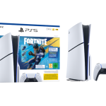 Sony PlayStation 5 Slim | PS5 Disc Edition | 1TB SSD | 1x DualSense Wireless Controller | White | Fortnite – New