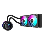 GIGABYTE AORUS WATERFORCE X II 240 | 240mm AIO Liquid Cooler | 2x120mm ARGB Fans | Full-Color LCD Display | Intel & AMD Compatible - New - Image 3