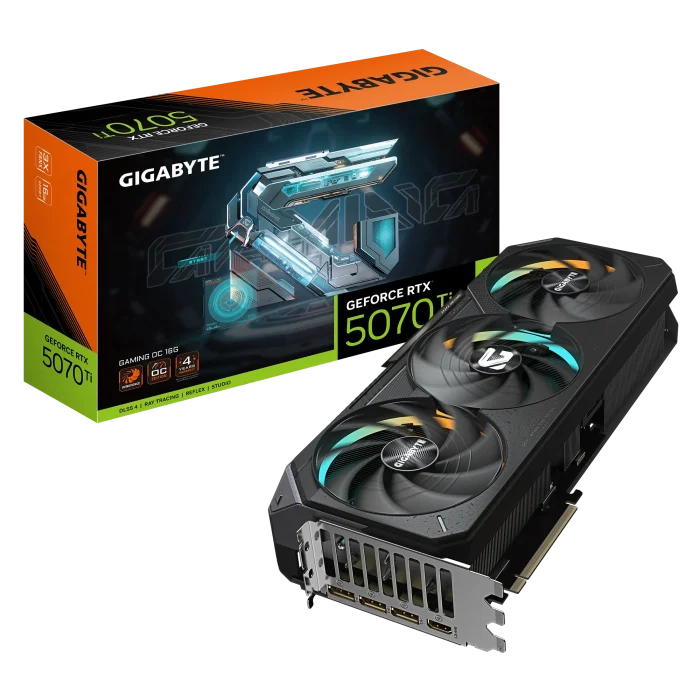 GIGABYTE GeForce RTX 5070 Ti GAMING OC | 16GB GDDR7 | PCI-E 5.0 | 2588 MHz Core Clock - New - Image 2