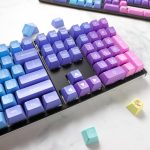 Ducky Azure SA ABS Keycap Set | SA Profile | ABS Material | Azure Colorway - New