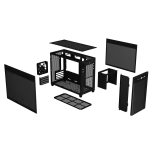 ASUS Prime AP201 | Mini Tower ATX Case | Tempered Glass | 120mm Rear Fan | Micro-ATX / Mini-ITX - New - Image 7