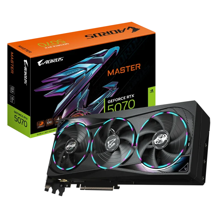 GIGABYTE AORUS RTX 5070 Master | 12GB GDDR7 | PCI-E 5.0 | 2715 MHz Core Clock - New - Image 5