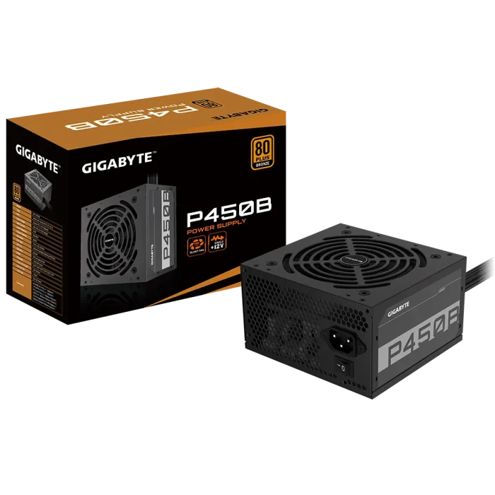 Gigabyte P450B | 450W Power Supply | 80 PLUS Bronze | ATX Form Factor | 12cm Fan - New - Image 3