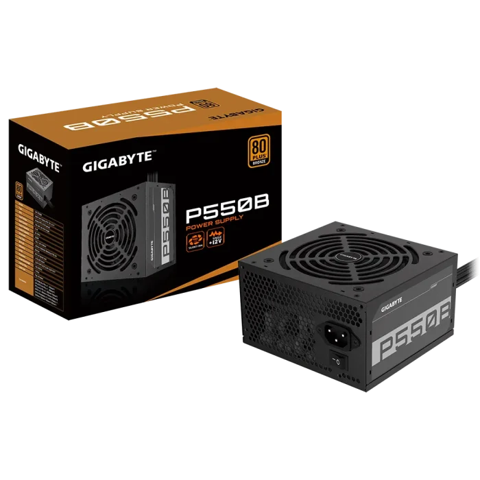Gigabyte P550B | 550W PSU | 80 PLUS Bronze | ATX Form Factor | Active Cooling - New - Image 4