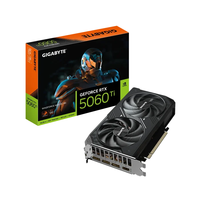 GIGABYTE GeForce RTX 5060 Ti WINDFORCE MAX OC | 8GB GDDR7 | 128-Bit Memory Bus | PCI-E 5.0 | 2587MHz Core Clock - New - Image 4