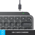 Logitech MX Keys Mini | Wireless Illuminated | Bluetooth + RF | QWERTY Mini Layout - New - Image 2