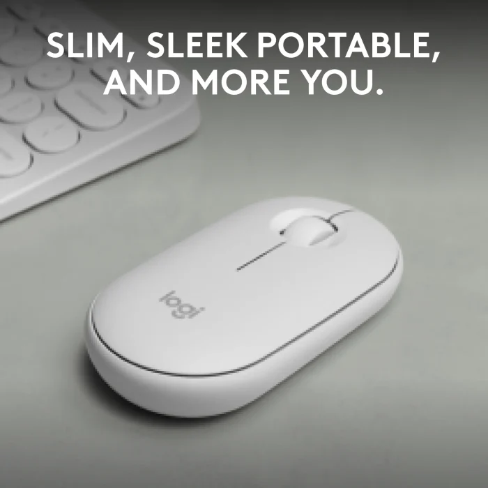 Logitech Pebble Mouse 2 M350s | Wireless & Bluetooth | 4000 DPI | Ambidextrous | Silent Click - New - Image 11