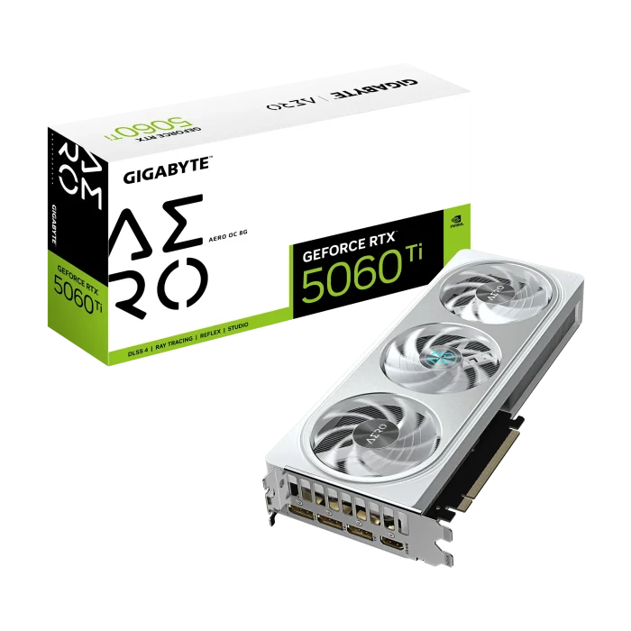 GIGABYTE GeForce RTX 5060 Ti Aero OC | 8GB GDDR7 | 2647MHz Core Clock | PCI-E 5.0 | 3x DisplayPort + HDMI - New - Image 6