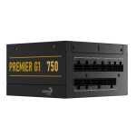 Aerocool Premier G1 Gold 750W PSU | ATX 3.1 | PCIe 5.1 | 80 Plus Gold - New