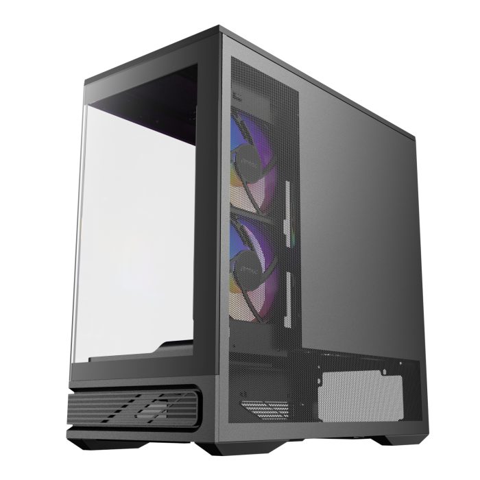 Antec C2M ARGB Compact Micro-ATX Gaming Chassis - Black - Image 3
