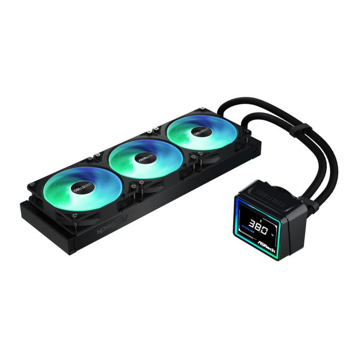 ASRock Challenger 360 Digital AIO Liquid Cooler - Black - Image 6