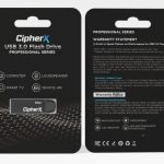 64GB CipherX U10 Pro Series, USB 3.0 (150MB/s) USB Flash Drive (3Y warranty)