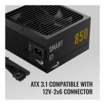 Aerocool SMART G1 Gold | ATX 3.1 | PCIe 5.1 | 850W | 80+ Gold - New