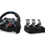 Logitech G29 Driving Force Racing Wheel | Dual-Motor Force Feedback | Stainless Steel Paddles | Hand-Stitched Leather | PS4 & PS5 Compatible – New