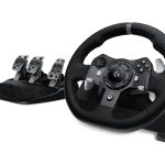 Logitech G920 Driving Force Racing Wheel | Stainless Steel Paddles | Hand-Stitched Leather Wheel | Dual Motor Force Feedback | USB – New