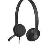 Logitech H340 | USB Stereo Headset | Noise-Cancelling Mic | Plug & Play | Wideband Audio – New
