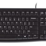 Logitech K120 | Wired USB Keyboard | Full-Size Layout | Spill-Resistant | Quiet Typing – New
