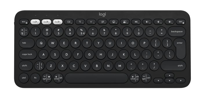 Logitech Pebble Keys 2 K380s | Multi-Device Bluetooth | Compact Slim Design | Quiet Keys | 36-Month Battery - New - Image 1