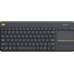 Logitech K400 Plus | Wireless Keyboard | Built-in Touchpad | USB Receiver | Compact Layout – New