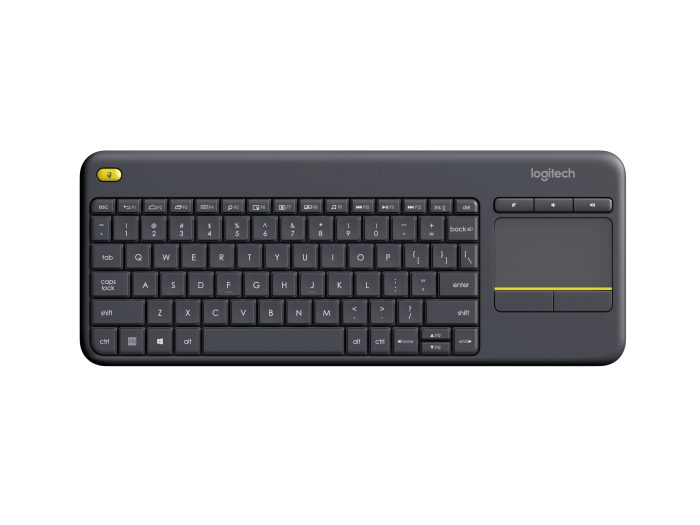 Logitech-K400-Plus Logitech K400 Plus | Wireless Keyboard | Built-in Touchpad | USB Receiver | Compact Layout - New - Image 1