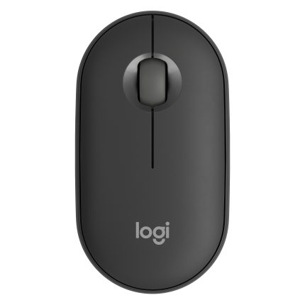 Logitech Pebble Mouse 2 M350s | Silent Clicks | Bluetooth & USB-C | Multi-Device | Ergonomic Design - New