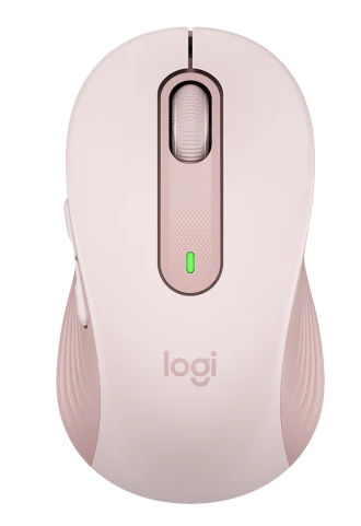 Logitech M650 Signature Wireless Mouse | Bluetooth | Silent Click | Ergonomic Design | Rose - New