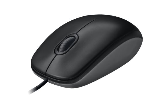 Logitech-M90 Logitech M90 | Wired USB Mouse | Ambidextrous Design | Optical Tracking | Plug & Play - New - Image 1