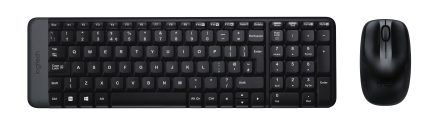 Logitech MK220 | Wireless Keyboard & Mouse Combo | USB Receiver | Compact Design - New