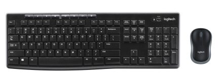 Logitech MK270 | Wireless Keyboard & Mouse Combo | USB Receiver | Long Battery Life | Compact Design - New