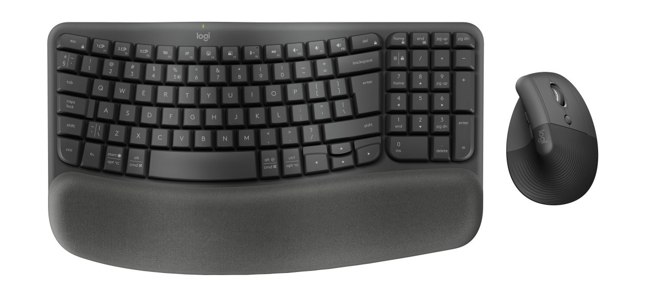 Logitech Wave Keys and Lift Combo
