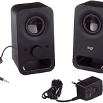 Logitech Z150 | Stereo Speakers | 3.5mm Audio Jack | Compact Design | Midnight Black – New