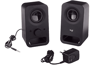 Logitech Z150 | Stereo Speakers | 3.5mm Audio Jack | Compact Design | Midnight Black - New