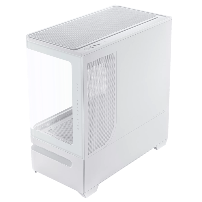 ASUS Prime AP202 ARGB mATX White Chassis - Image 3