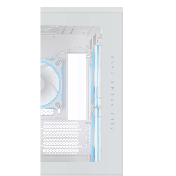 ASUS Prime AP202 ARGB mATX White Chassis - Image 4