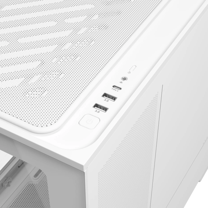 ASUS Prime AP202 ARGB mATX White Chassis - Image 5