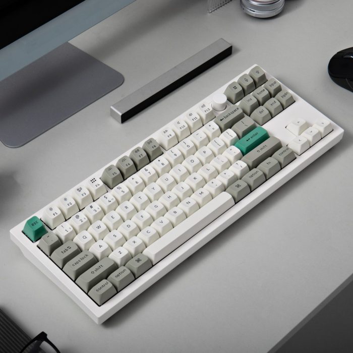 Keychron Q3 Max 80% Full Assembled Knob Red Switch Hot-Swap Gateron Jupiter RGB Wireless Keyboard - Shell White - Image 4