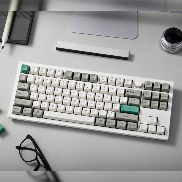 Keychron Q3 Max 80% Full Assembled Knob Red Switch Hot-Swap Gateron Jupiter RGB Wireless Keyboard - Shell White - Image 5
