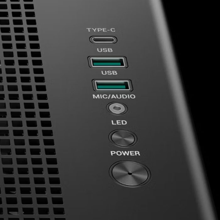 DeepCool CG590U 5F ATX ARGB Gaming Chassis - Black - Image 8